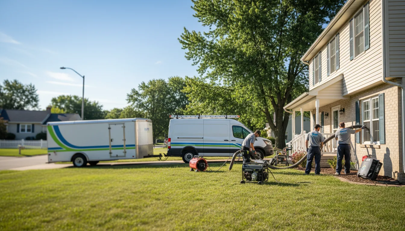 Flooded Basement Restoration And Cleanup With Repair in Hamel, MN near me